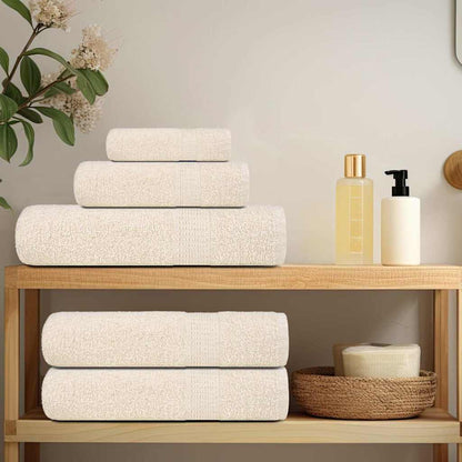 Sauna Towels "FROGN" 4 pcs Cream 80x200 cm 360 gsm