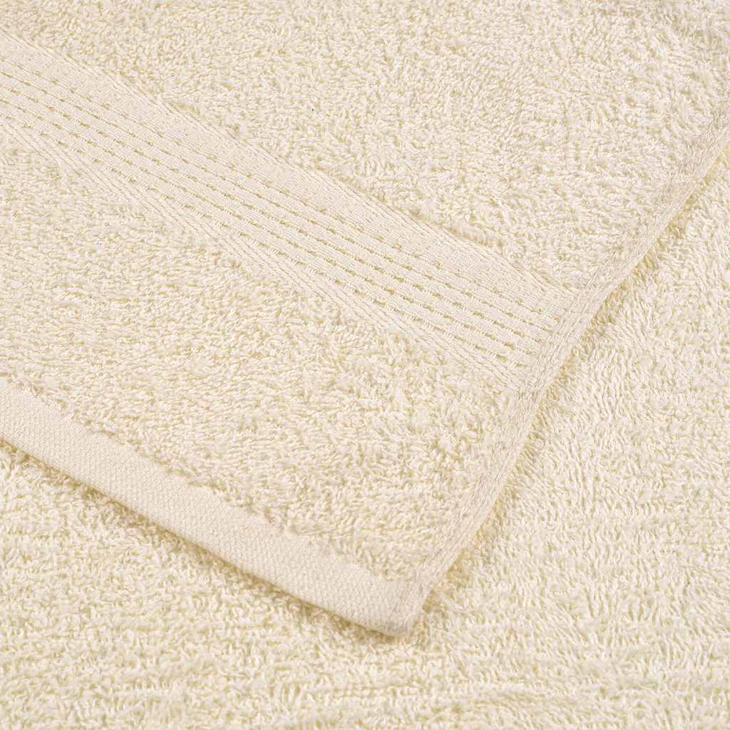 Sauna Towels "FROGN" 4 pcs Cream 80x200 cm 360 gsm