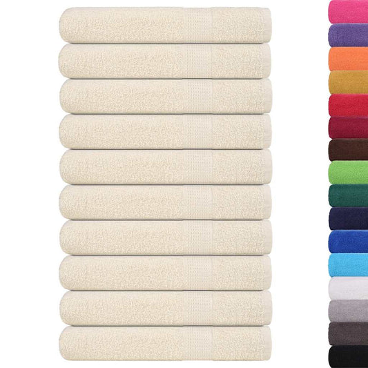 Sauna Towels "FROGN" 10 pcs Cream 80x200 cm 360 gsm