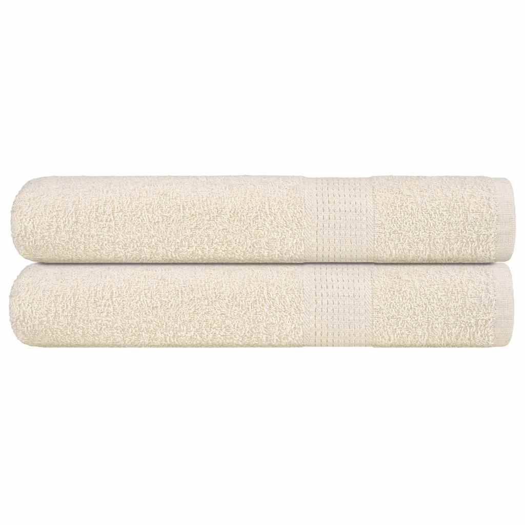 Towels "FROGN" 2 pcs Cream 100x200 cm 360 gsm