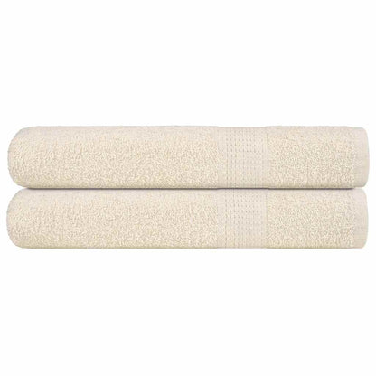 Towels "FROGN" 2 pcs Cream 100x200 cm 360 gsm