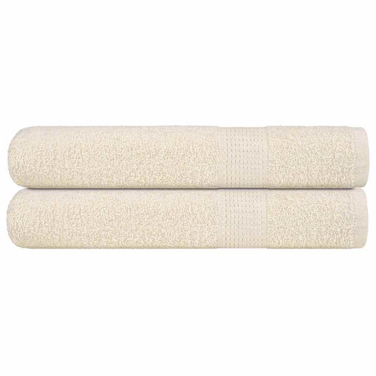 Towels "FROGN" 2 pcs Cream 100x200 cm 360 gsm
