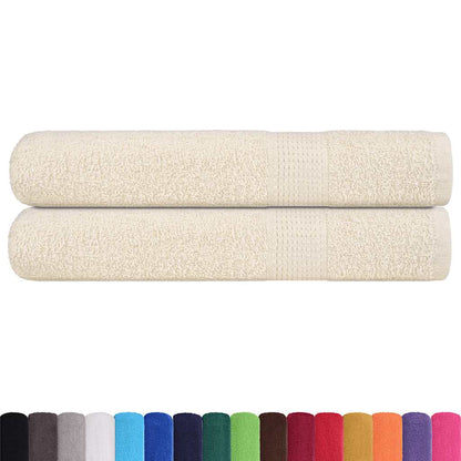 Towels "FROGN" 2 pcs Cream 100x200 cm 360 gsm