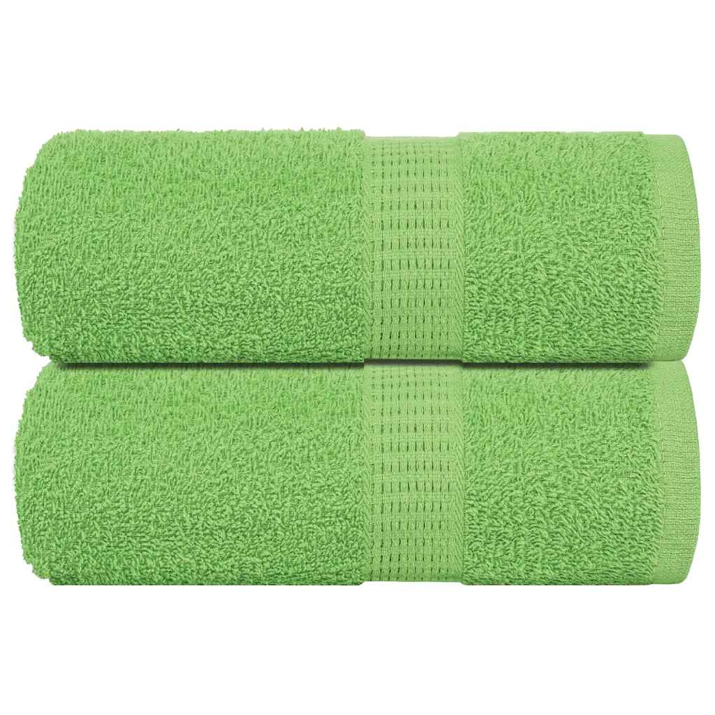 Guest Towels "FROGN" 2 pcs Apple Green 30x50 cm 360 gsm