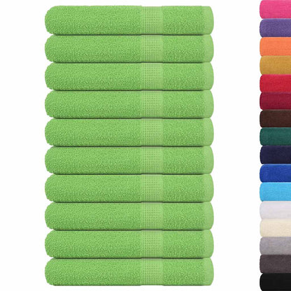Sauna Towels "FROGN" 10 pcs Apple Green 80x200 cm 360 gsm