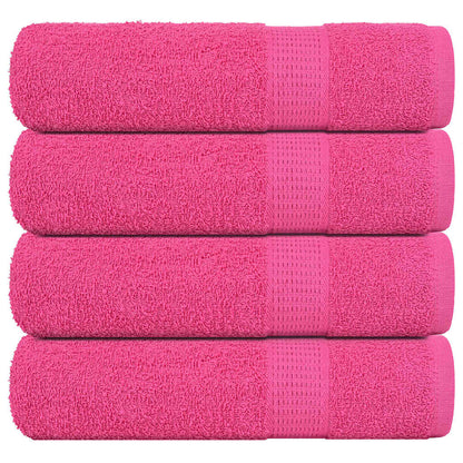 Bath Towels "FROGN" 4 pcs Pink 100x150 cm 360 gsm