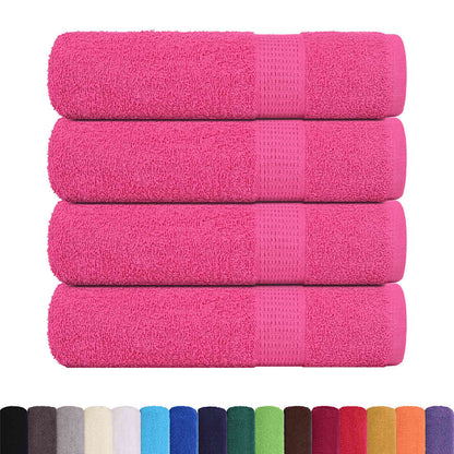 Bath Towels "FROGN" 4 pcs Pink 100x150 cm 360 gsm