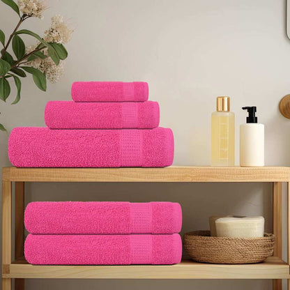 Bath Towels "FROGN" 4 pcs Pink 100x150 cm 360 gsm