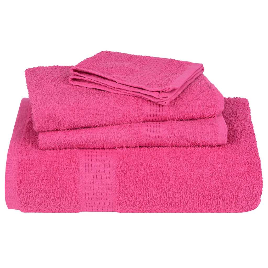 Bath Towels "FROGN" 4 pcs Pink 100x150 cm 360 gsm