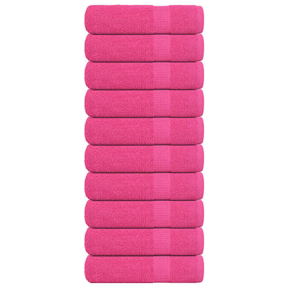Bath Towels "FROGN" 10 pcs Pink 100x150 cm 360 gsm