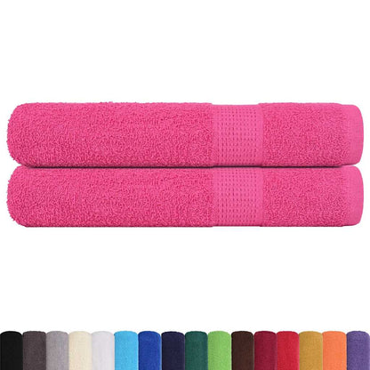 Towels "FROGN" 2 pcs Pink 100x200 cm 360 gsm