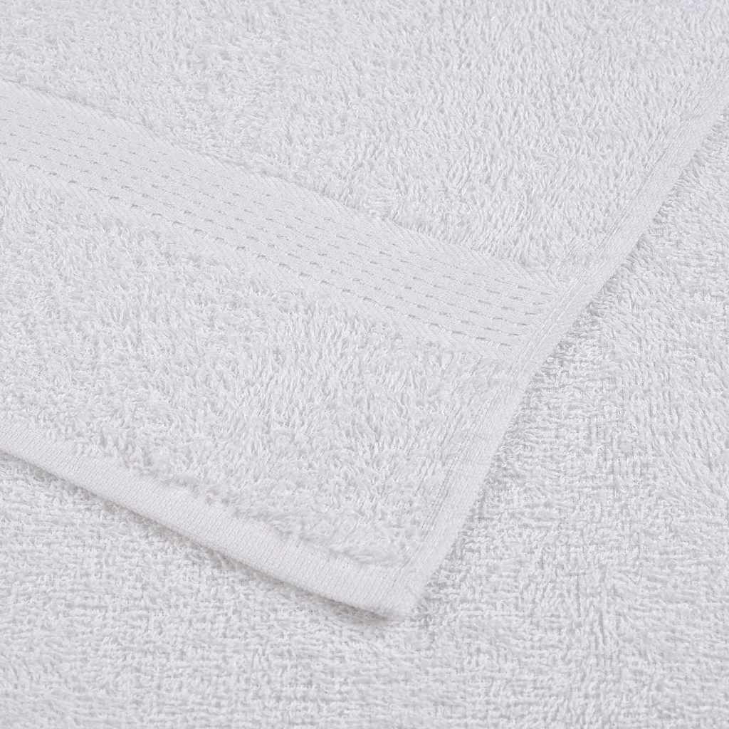 8 Piece Towel Set "FROGN" White 360 gsm