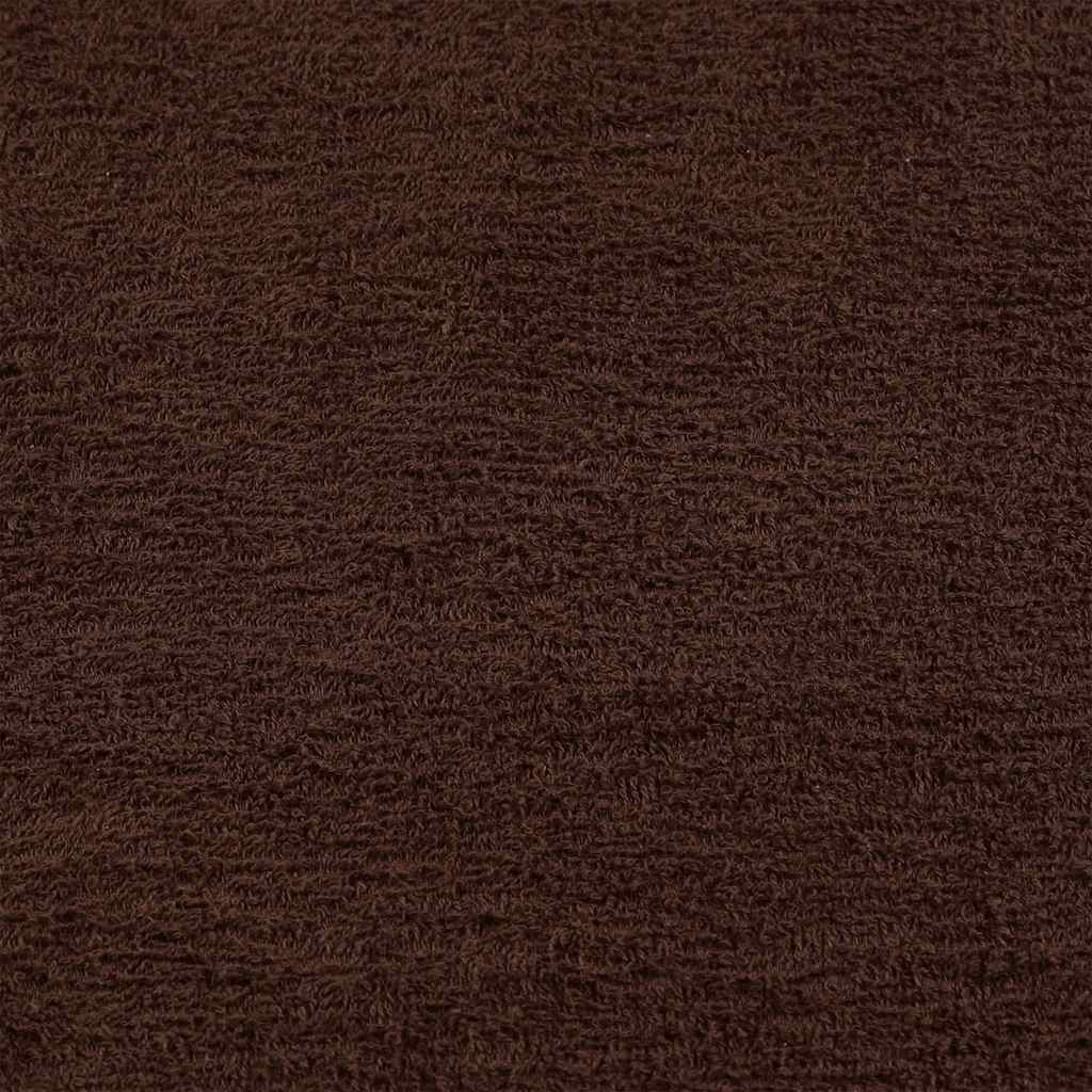 8 Piece Towel Set "FROGN" Brown 360 gsm