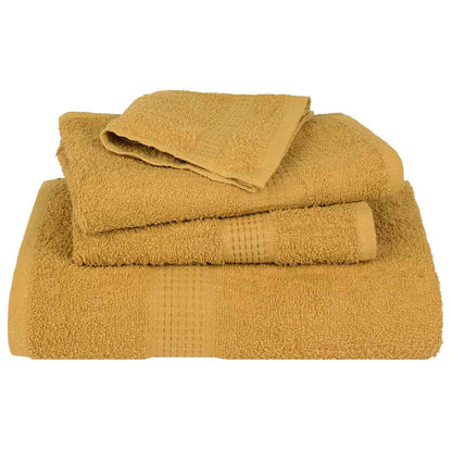 8 Piece Towel Set "FROGN" Gold 360 gsm