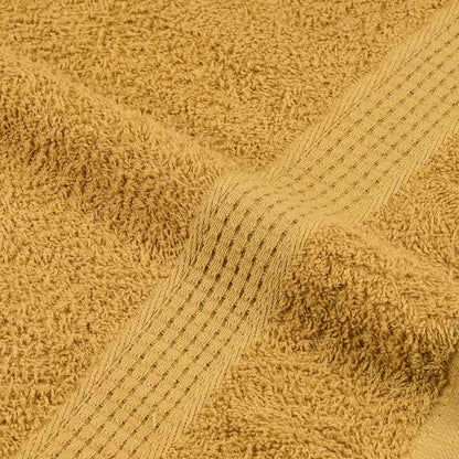8 Piece Towel Set "FROGN" Gold 360 gsm