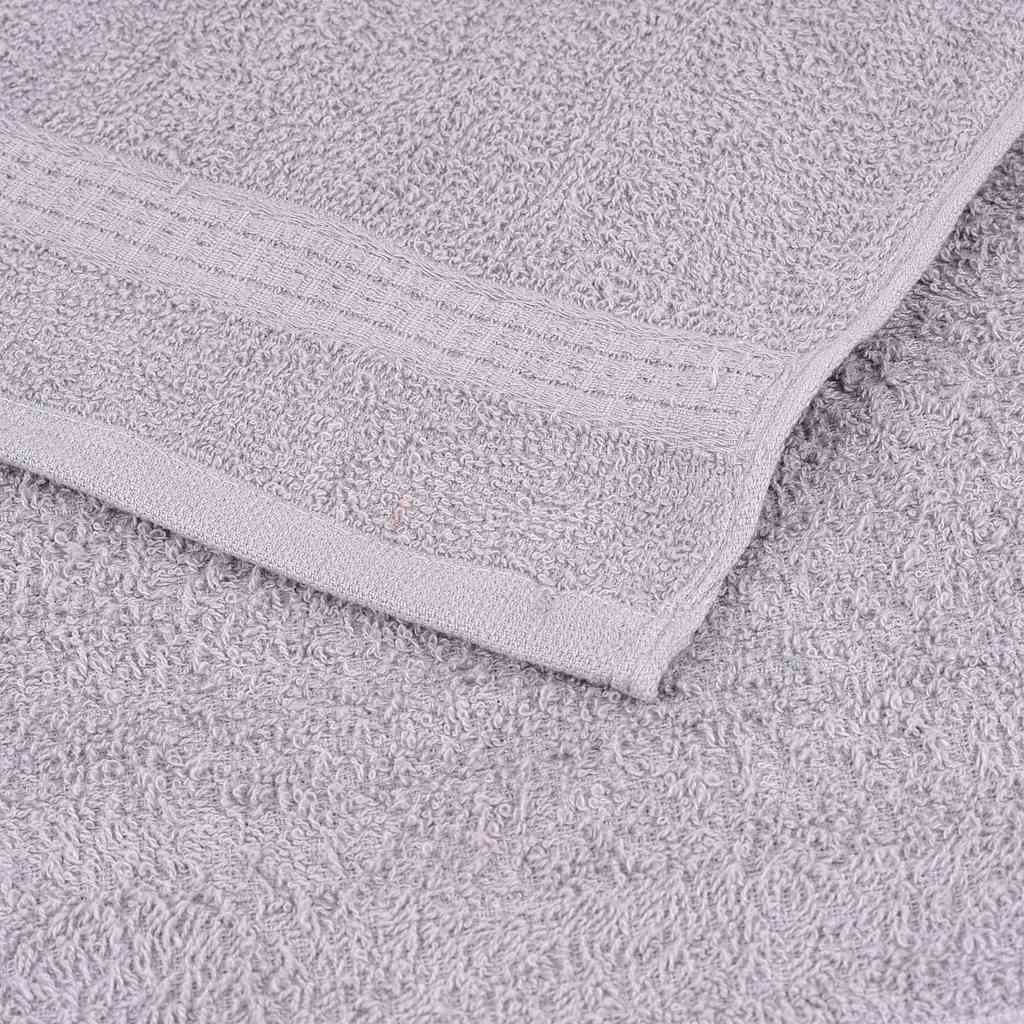 8 Piece Towel Set "FROGN" Grey 360 gsm