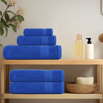 6 Piece Towel Set "FROGN" Blue 360 gsm