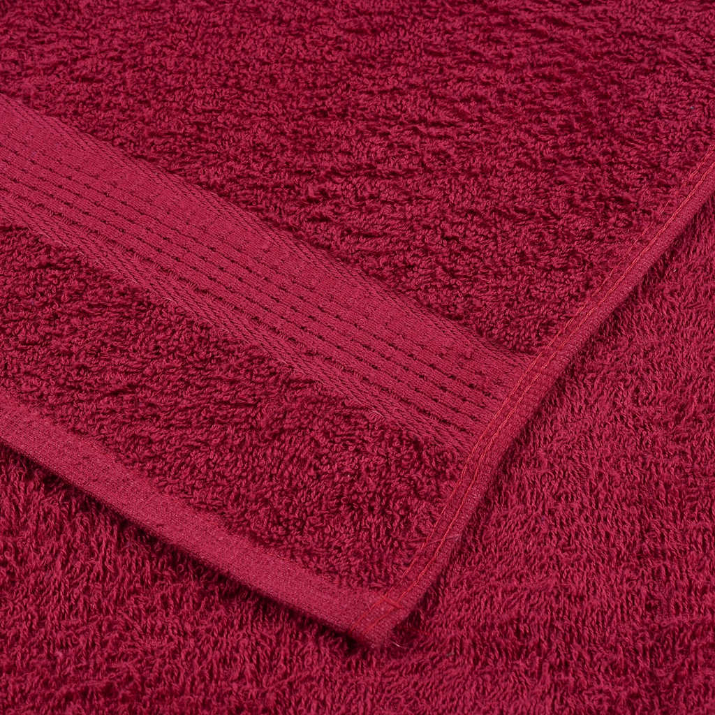 6 Piece Towel Set "FROGN" Bordeaux 360 gsm