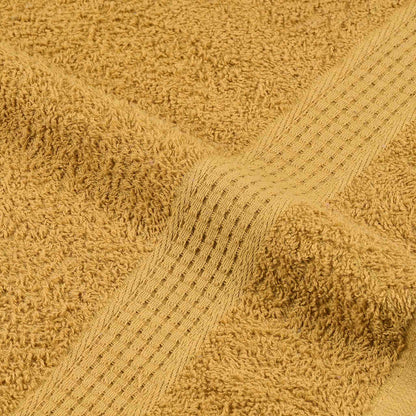 6 Piece Towel Set "FROGN" Gold 360 gsm