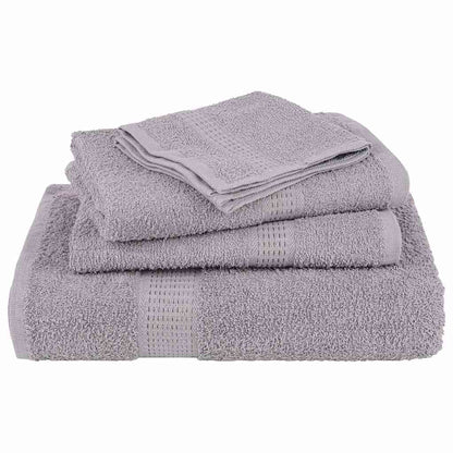 6 Piece Towel Set "FROGN" Grey 360 gsm