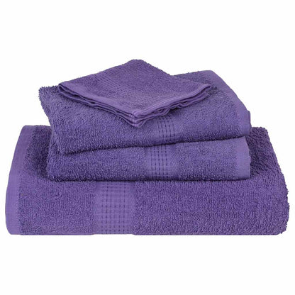 6 Piece Towel Set "FROGN" Purple 360 gsm