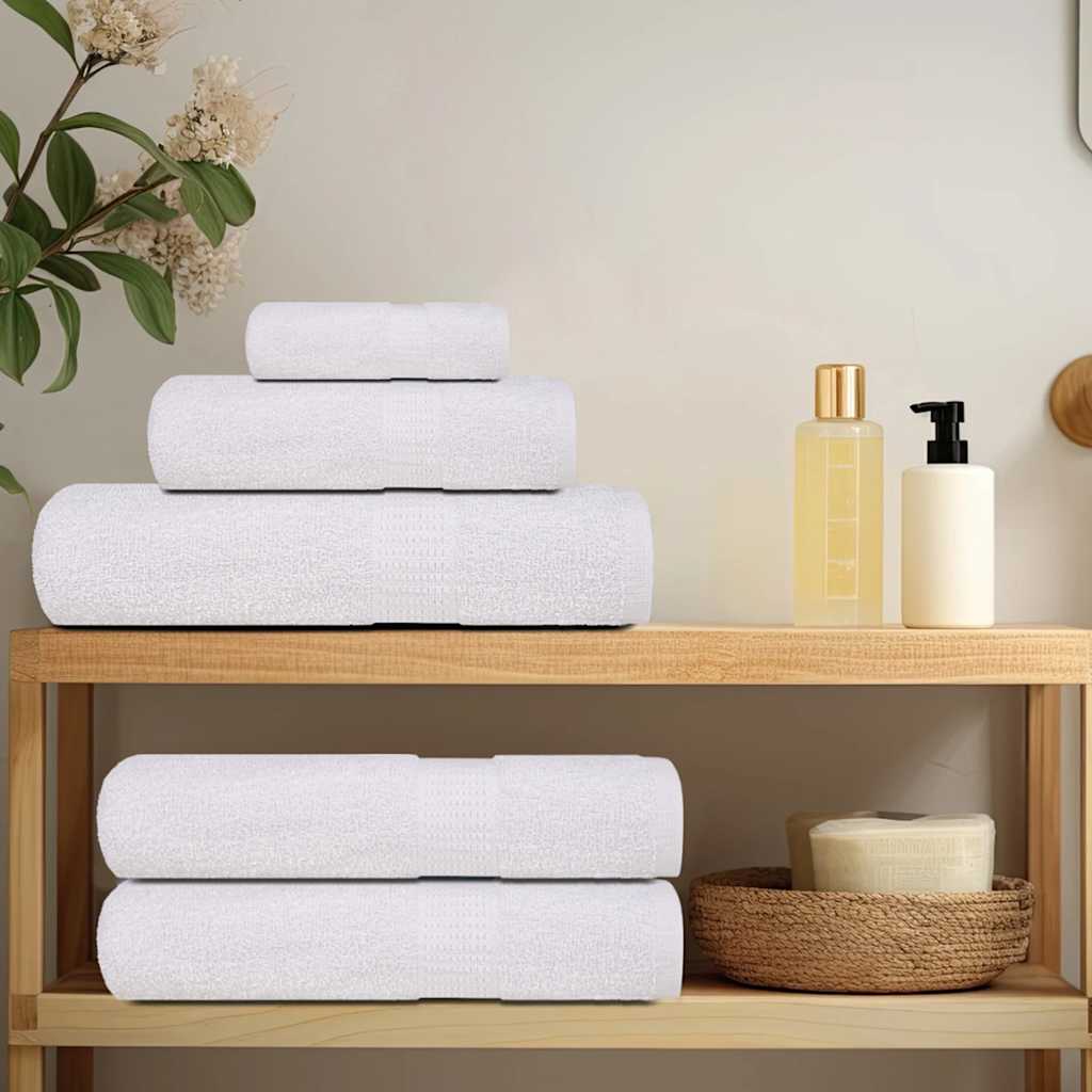 12 Piece Towel Set "FROGN" White 360 gsm