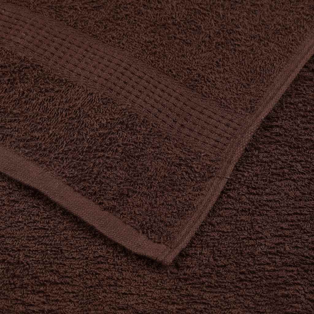 12 Piece Towel Set "FROGN" Brown 360 gsm