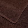 12 Piece Towel Set Brown 360 gsm 100% Cotton