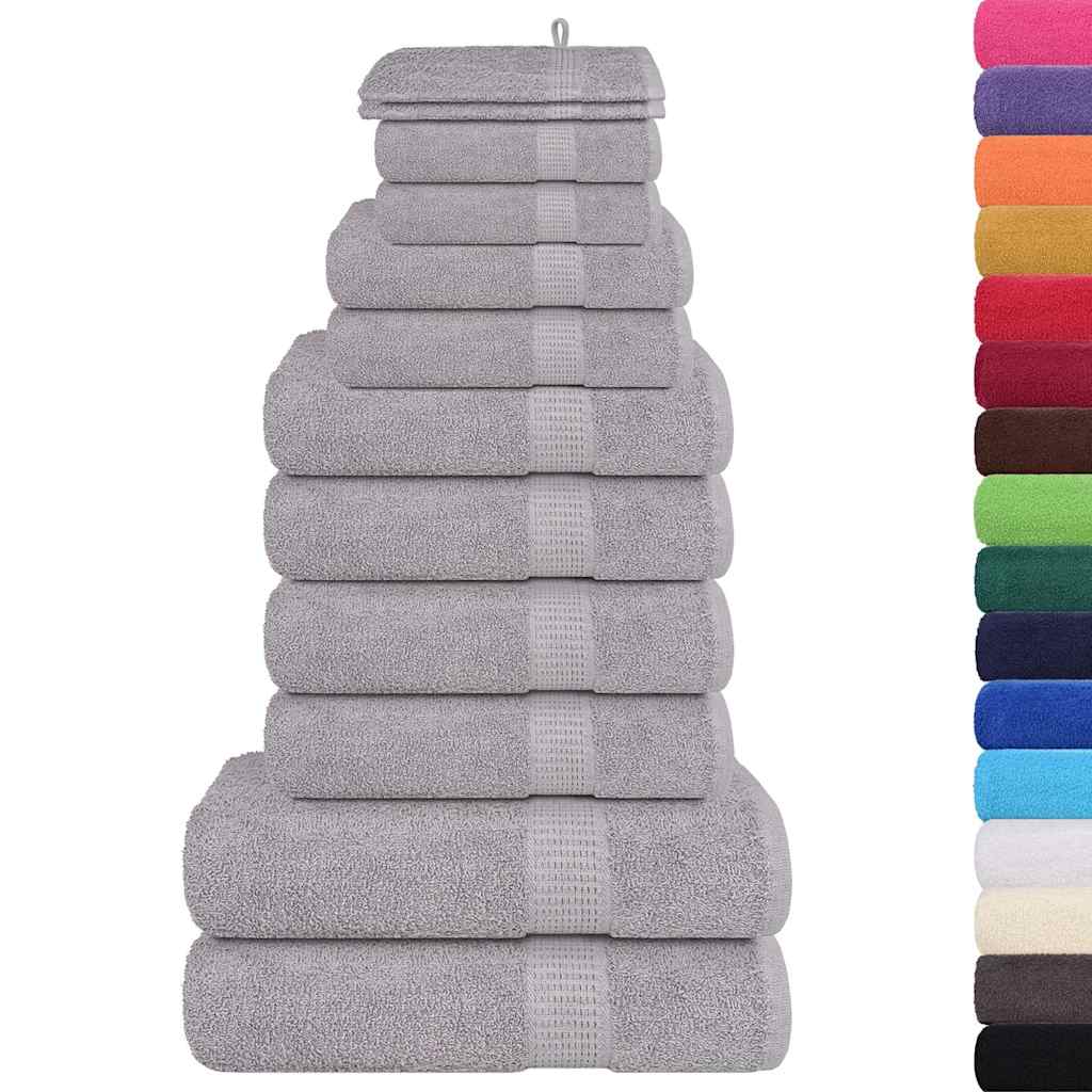 12 Piece Towel Set "FROGN" Grey 360 gsm