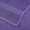 12 Piece Towel Set Purple 360 gsm 100% Cotton