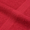 12 Piece Towel Set Red 360 gsm 100% Cotton