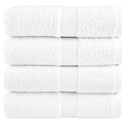 Premium Guest Towels "SOLUND" 4 pcs White 30x50 cm 600 gsm