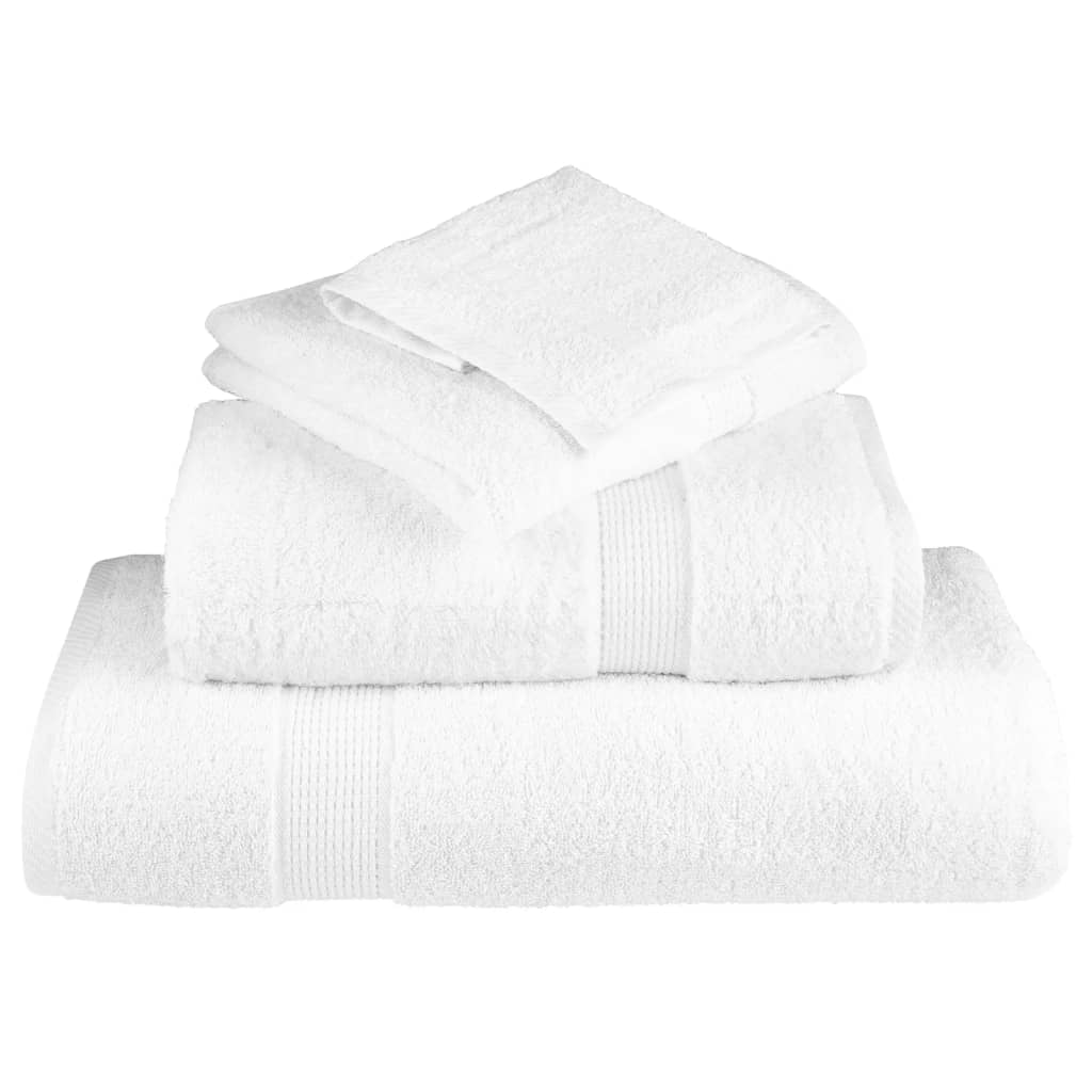 Premium Shower Towels "SOLUND" 2 pcs White 70x140 cm 600 gsm