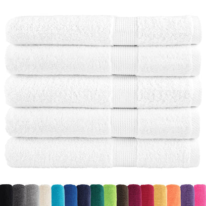 Premium Sauna Towels "SOLUND" 50 pcs White 80x200 cm 600 gsm