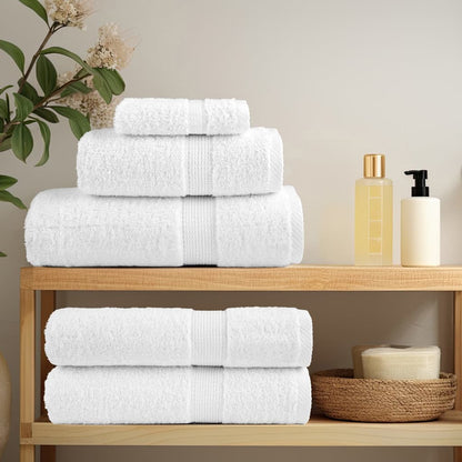 Premium Towels "SOLUND" 2 pcs White 100x200 cm 600 gsm