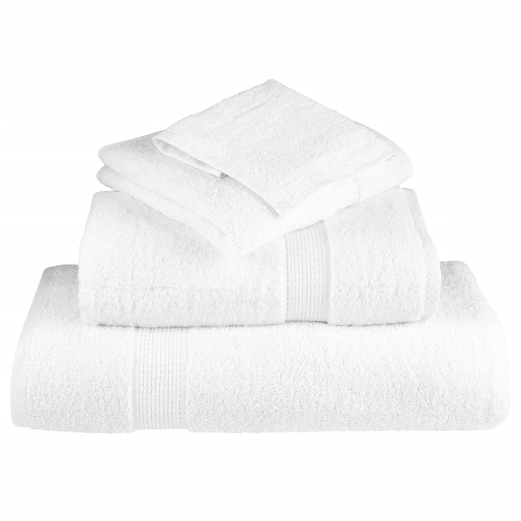 Premium Towels "SOLUND" 2 pcs White 100x200 cm 600 gsm