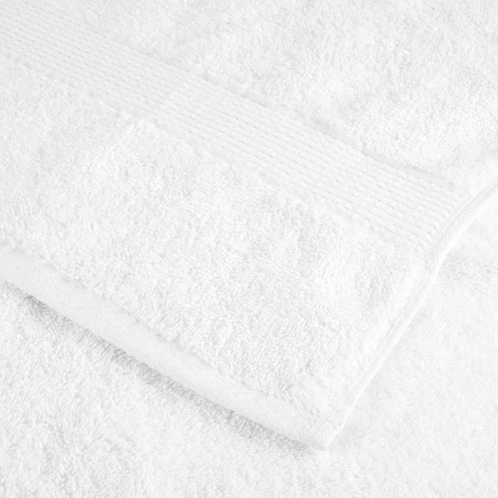 Premium Towels "SOLUND" 2 pcs White 100x200 cm 600 gsm