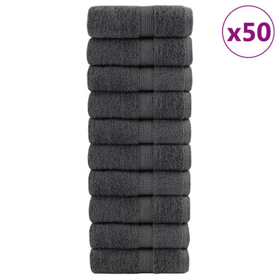Premium Guest Towels SOLUND 50pcs Anthracite 30x50cm 600gsm