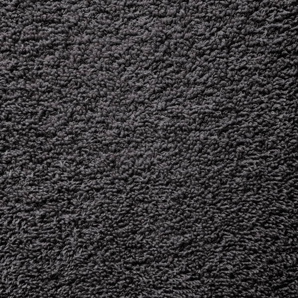 Premium Hand Towels "SOLUND" 10 pcs Anthracite 50x100 cm 600 gsm