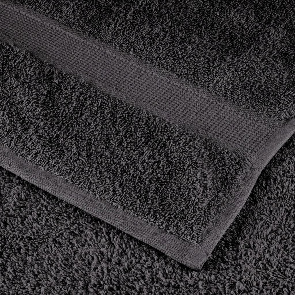Premium Shower Towels "SOLUND" 4 pcs Anthracite 70x140 cm 600 gsm