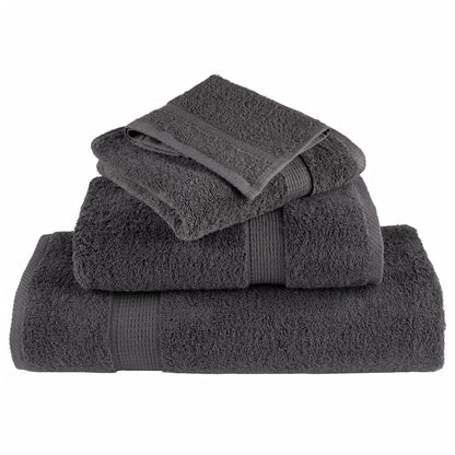 Premium Shower Towels "SOLUND" 25 pcs Anthracite 70x140 cm 600 gsm