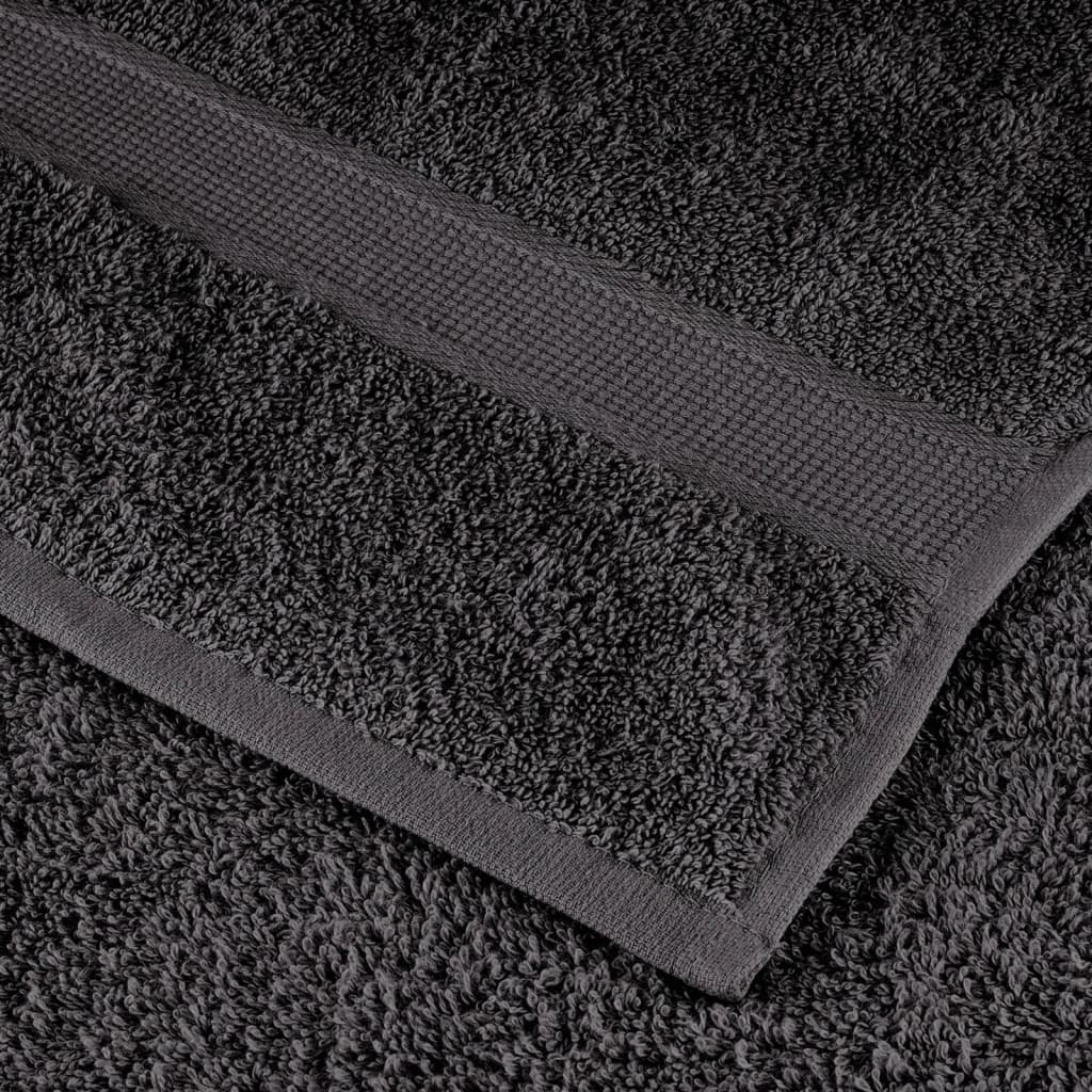 Premium Towels "SOLUND" 4 pcs Anthracite 100x200 cm 600 gsm