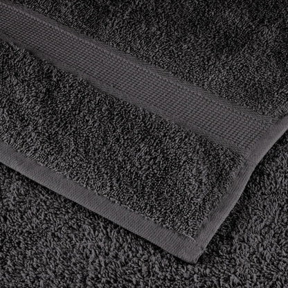 Premium Towels "SOLUND" 10 pcs Anthracite 100x200 cm 600 gsm