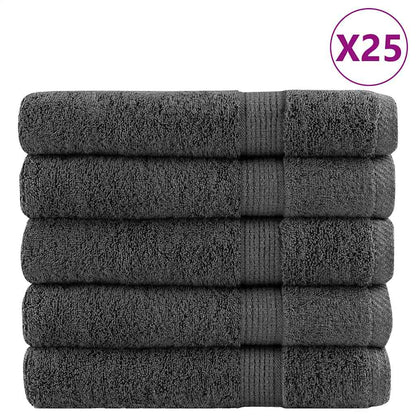 Premium Towels "SOLUND" 50 pcs Anthracite 100x200 cm 600 gsm