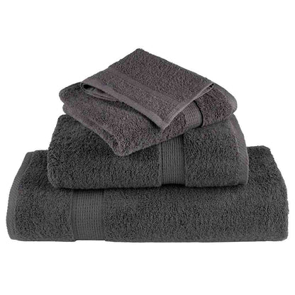 Premium Towels "SOLUND" 50 pcs Anthracite 100x200 cm 600 gsm