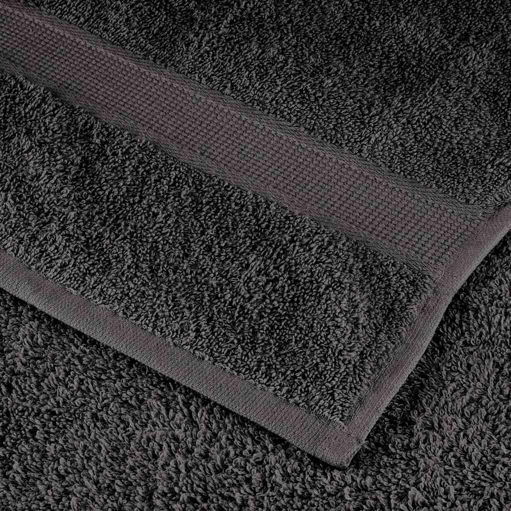 Premium Towels "SOLUND" 50 pcs Anthracite 100x200 cm 600 gsm