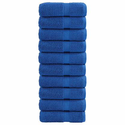 Premium Guest Towels "SOLUND" 10 pcs Blue 30x50 cm 600 gsm