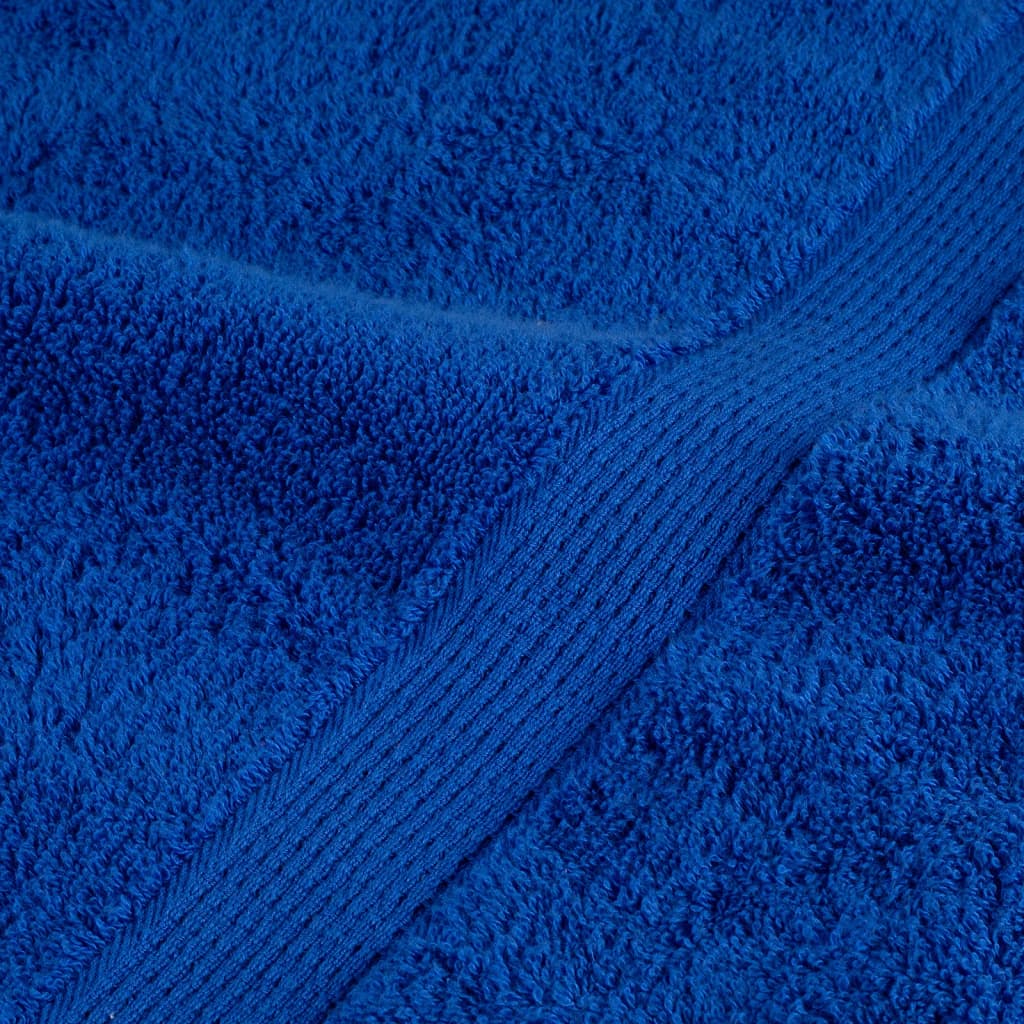 Premium Hand Towels "SOLUND" 4 pcs Blue 50x100 cm 600 gsm
