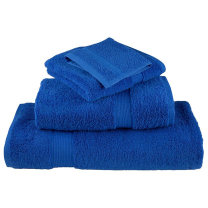 Premium Bath Towels "SOLUND" 2 pcs Blue 100x150 cm 600 gsm