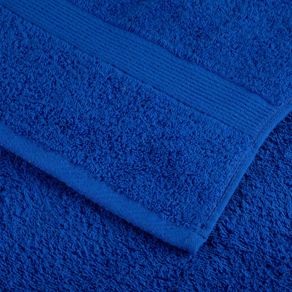 Premium Bath Towels "SOLUND" 4 pcs Blue 100x150 cm 600 gsm